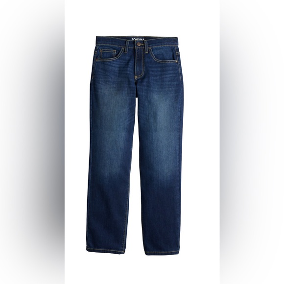 Sonoma Boy’s Jeans Slim Fit in Medium Wash| Size: 10 S - Picture 1 of 8